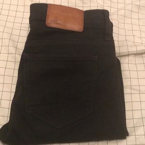 Black J Crew Toothpick Jeans Size 26